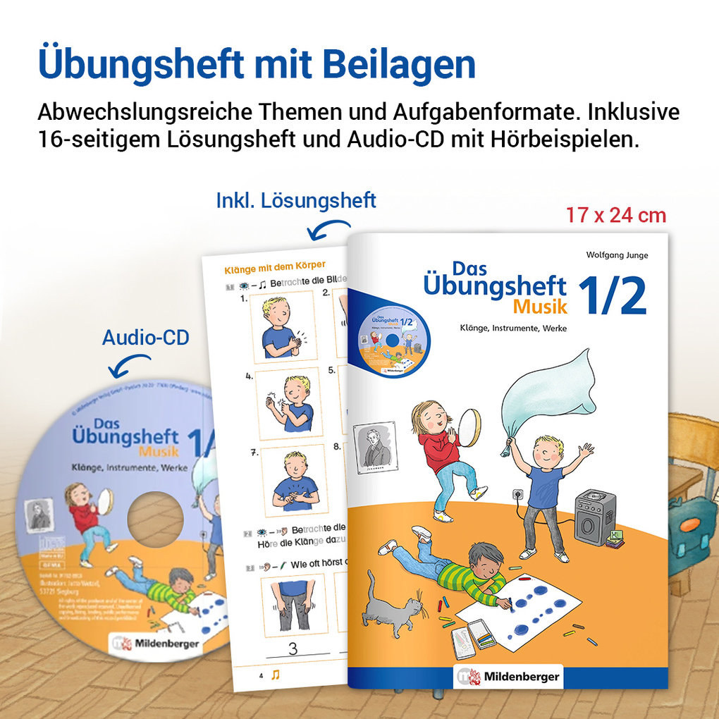 Weitere Ansicht: Das Übungsheft Musik 1/2 | Wolfgang Junge