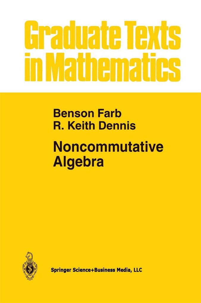 Produktbild: Noncommutative Algebra | R. Keith Dennis, Benson Farb