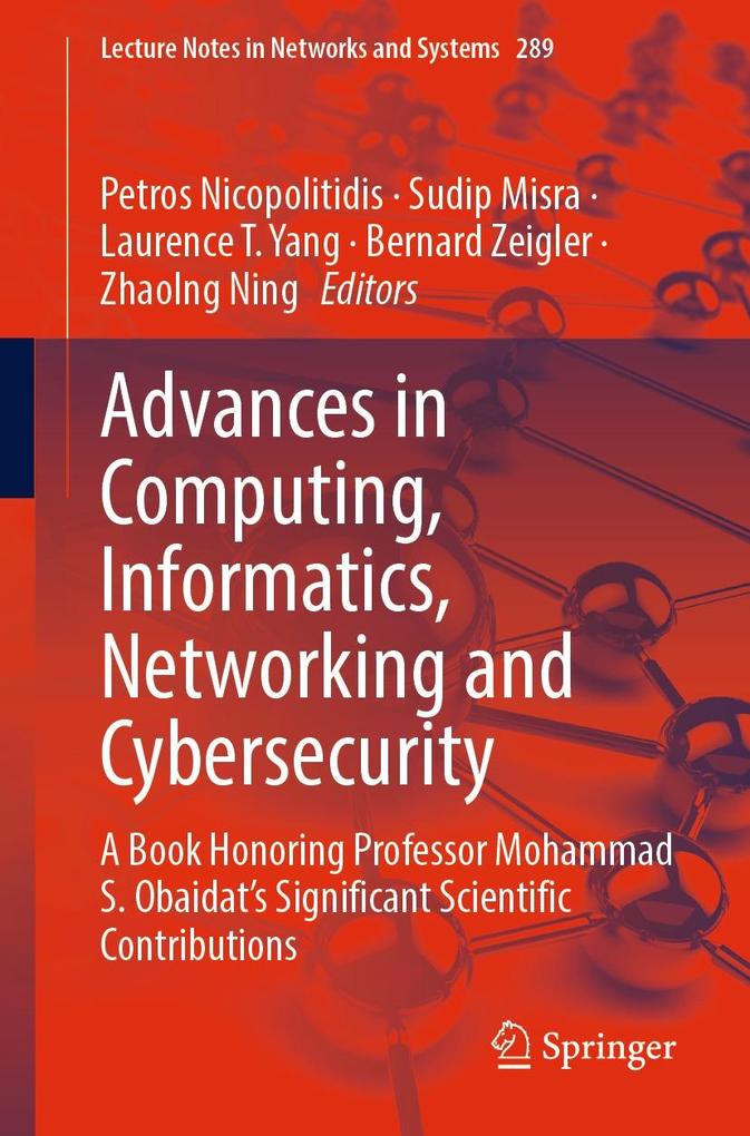 Produktbild: Advances in Computing, Informatics, Networking and Cybersecurity