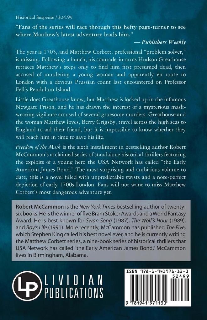 Weitere Ansicht: Freedom of the Mask | Robert McCammon