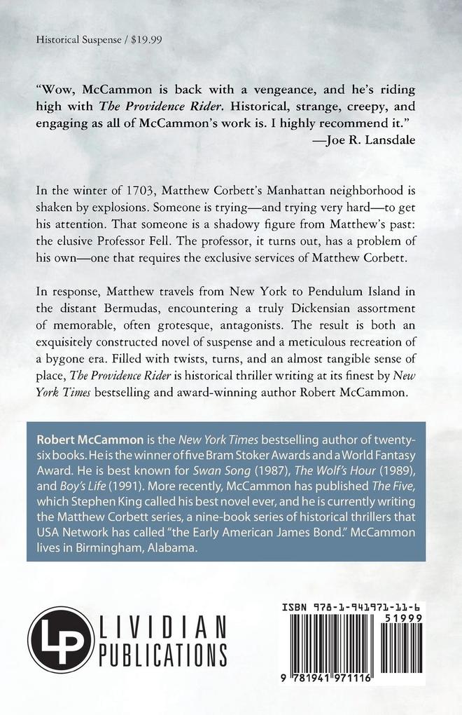 Weitere Ansicht: The Providence Rider | Robert McCammon