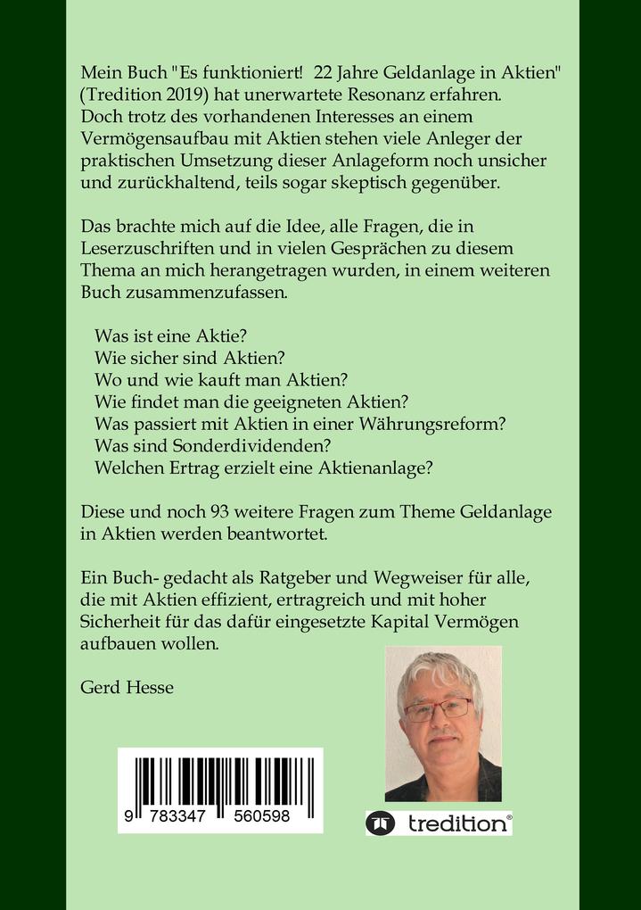 Weitere Ansicht: Aktienwissen, Themen: Aktien-Börse-Geldanlage-Geldanlage in Aktien-Börsenwissen-Inflation-Währungsreform | Gerd Hesse