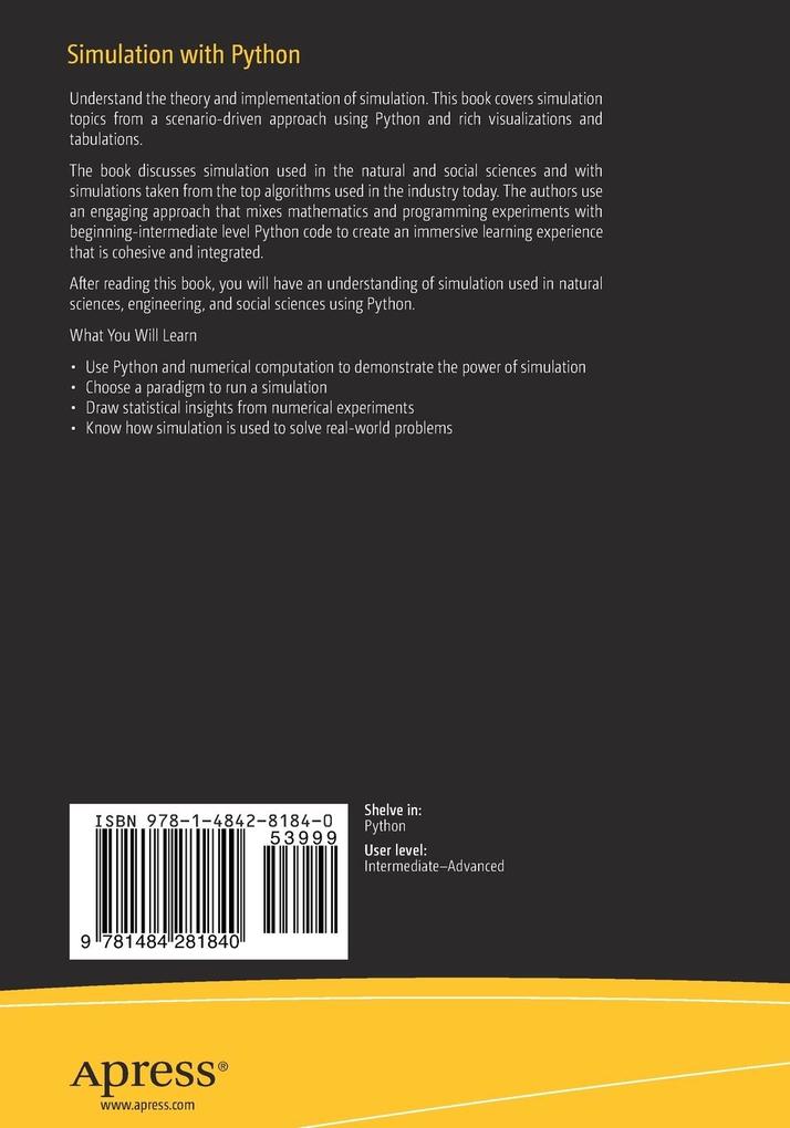 Weitere Ansicht: Simulation with Python | Rongpeng Li, Aiichiro Nakano
