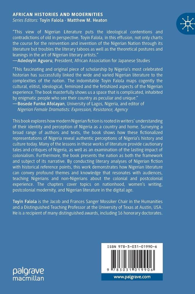 Weitere Ansicht: Nigerian Literary Imagination and the Nationhood Project | Toyin Falola