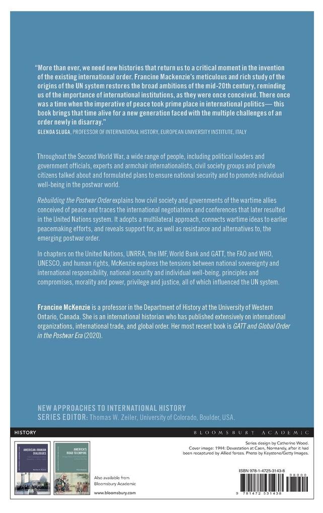 Weitere Ansicht: Rebuilding the Postwar Order | Francine McKenzie