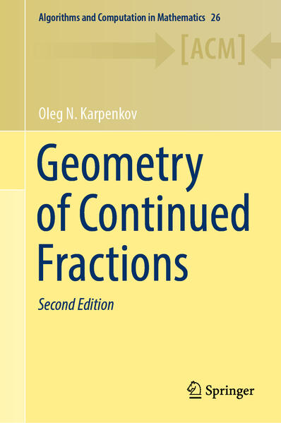 Produktbild: Geometry of Continued Fractions | Oleg N. Karpenkov
