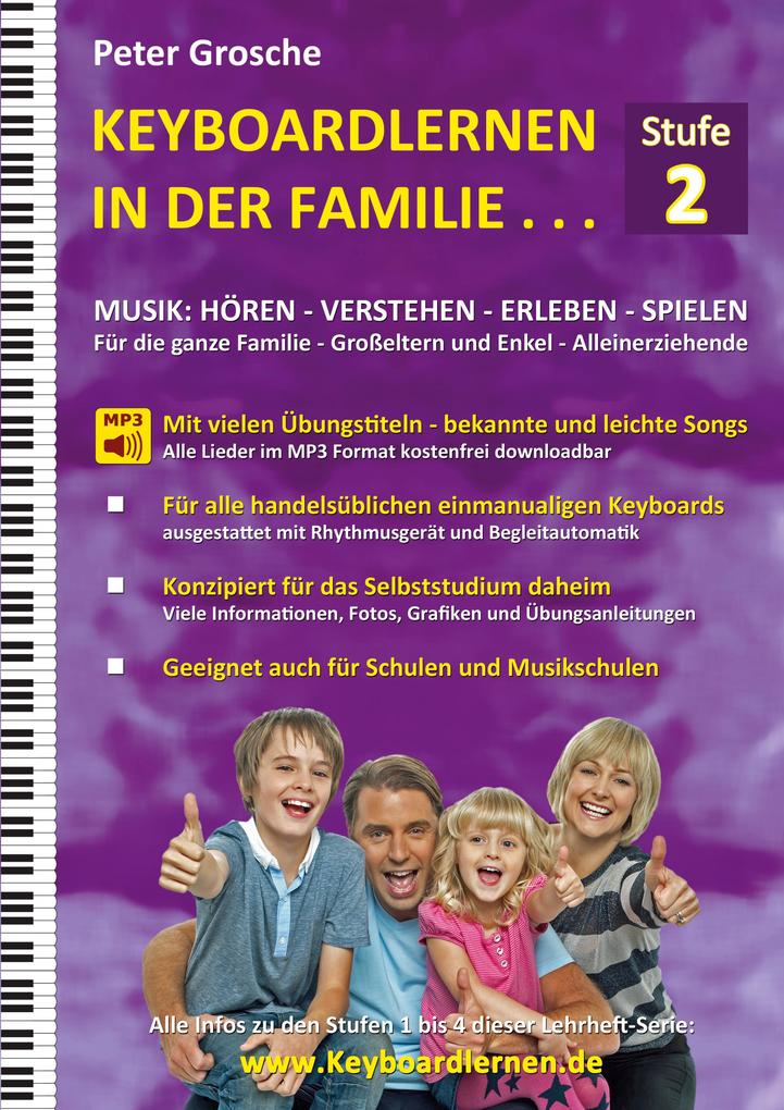 Produktbild: Keyboardlernen in der Familie (Stufe 2) | Peter Grosche