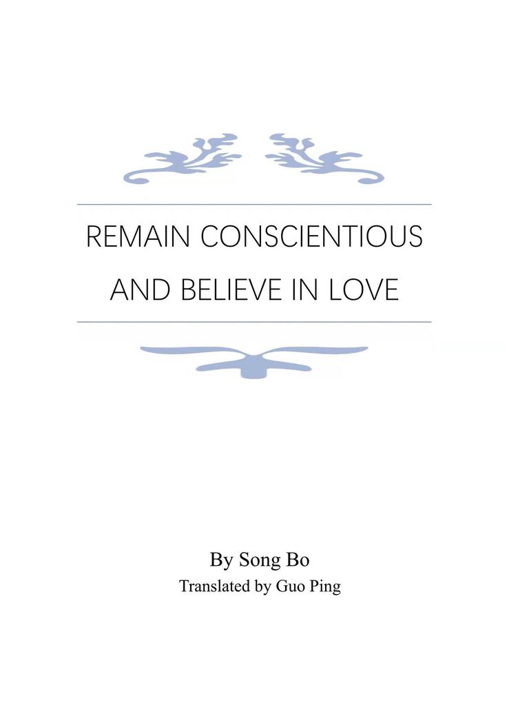 Produktbild: Remain Conscientious and Believe in Love | Song Bo