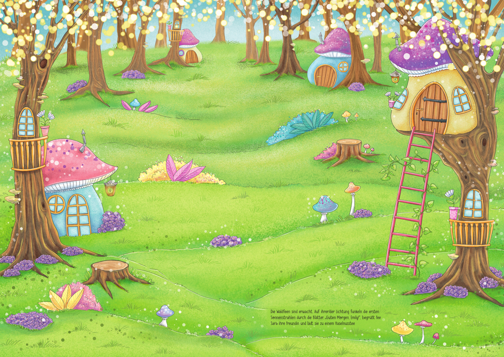 Weitere Ansicht: Mein Stickeralbum Feen | Klara Kamlah