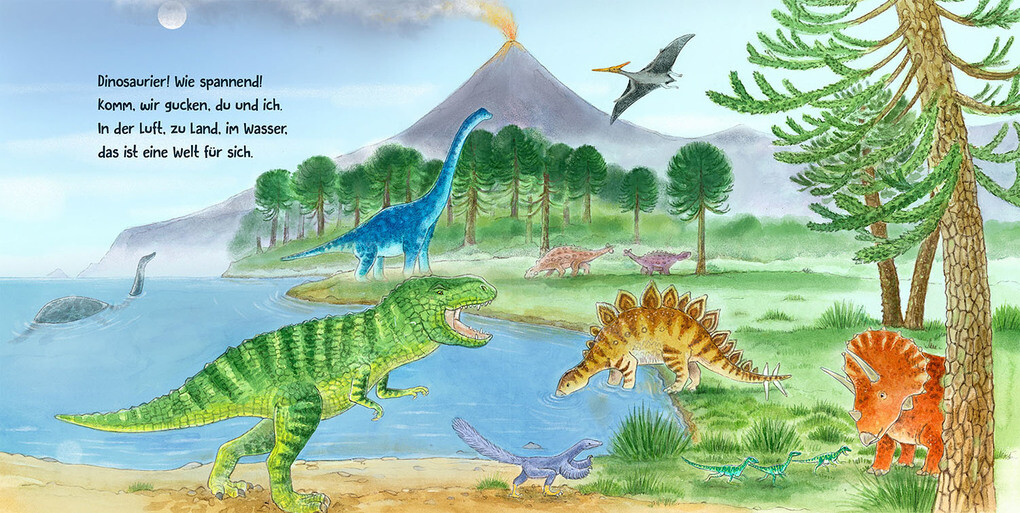 Weitere Ansicht: Guck mal die Dinosaurier | Lisa Apfelbacher, Regina Schwarz