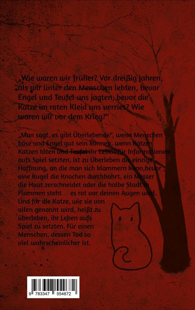 Weitere Ansicht: Die Katze im roten Kleid | Uta Johanna Menningen