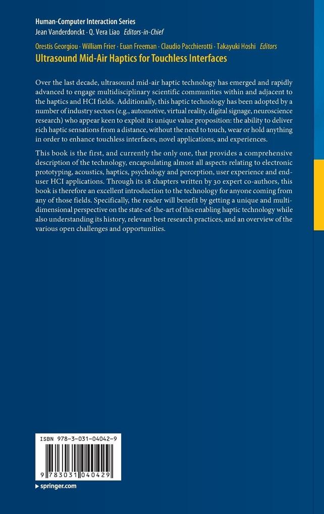 Weitere Ansicht: Ultrasound Mid-Air Haptics for Touchless Interfaces