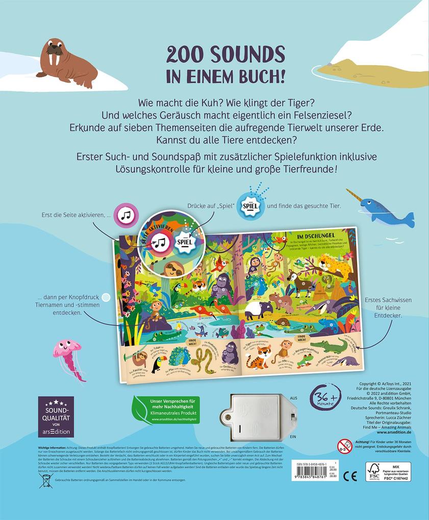 Weitere Ansicht: Mein riesengroßes Soundbuch Tiere