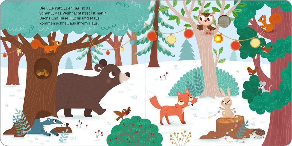 Weitere Ansicht: Mein blinkendes Soundbuch - Weihnachten im Wald | Maria Höck