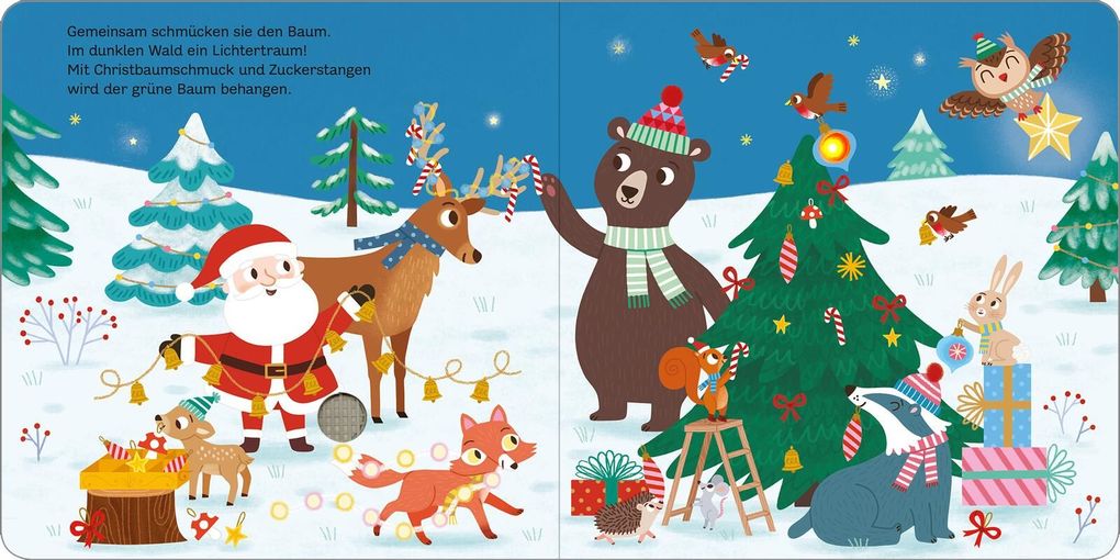 Weitere Ansicht: Mein blinkendes Soundbuch - Weihnachten im Wald | Maria Höck
