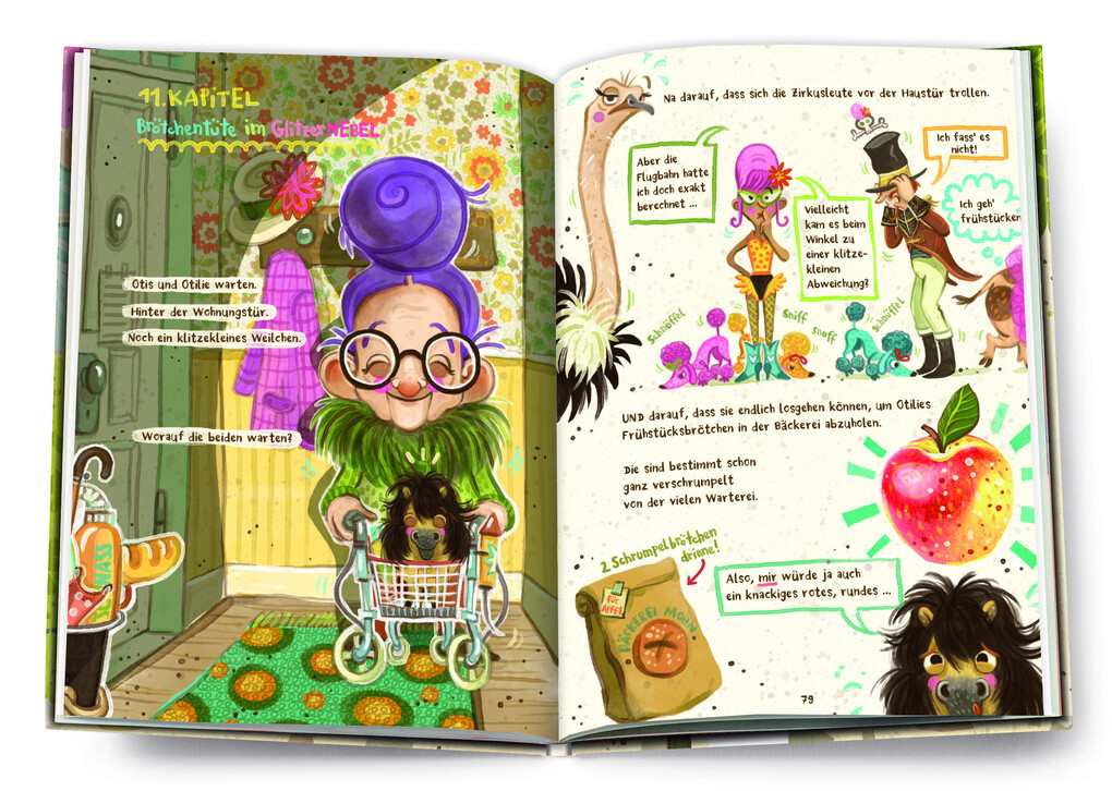 Weitere Ansicht: Otis und Otilie. Ein Pony zum Frühstück | Nina Dulleck