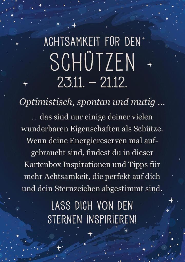 Weitere Ansicht: Achtsamkeit für den Schützen