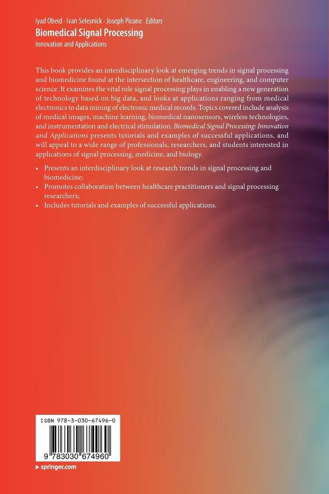 Weitere Ansicht: Biomedical Signal Processing
