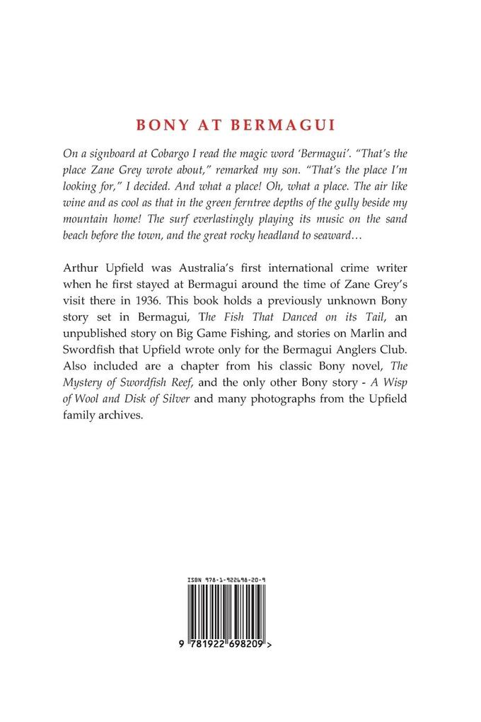 Weitere Ansicht: Bony At Bermagui | Arthur W. Upfield