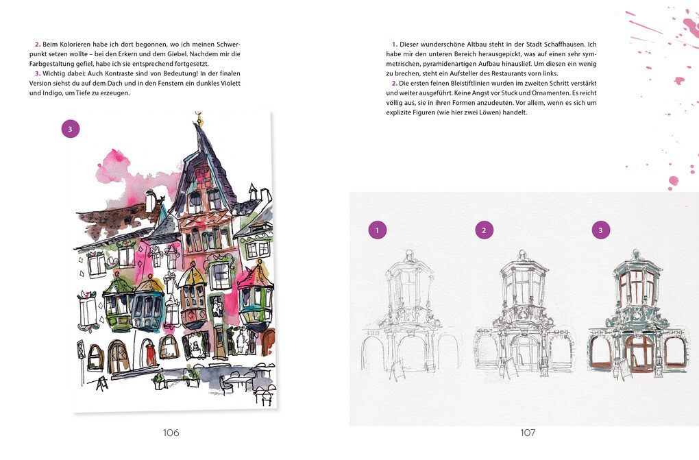 Weitere Ansicht: Urban Sketching ganz einfach | Antje Linker-Wenzel