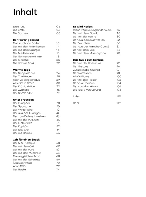 Weitere Ansicht: Schinken-Käse-Toast und seine Freunde | Bastien Petit