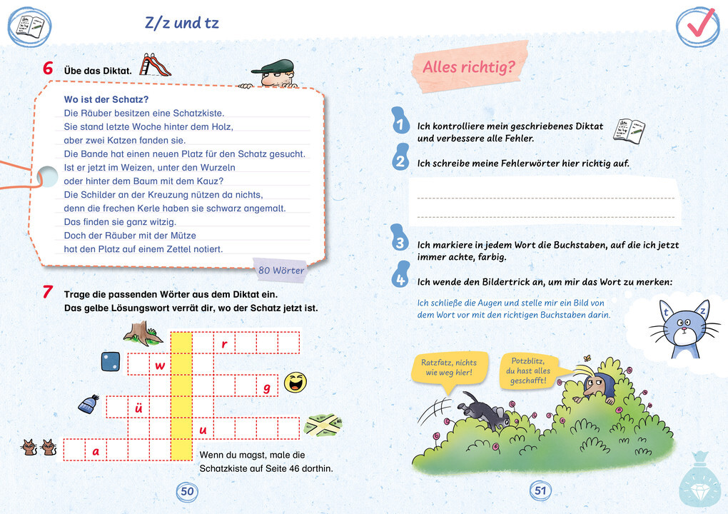 Weitere Ansicht: Räuberdiktate 3./4. Klasse | Andrea Wimmer