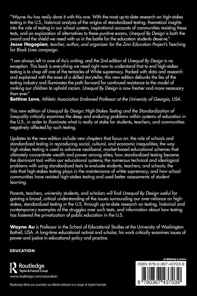 Weitere Ansicht: Unequal By Design | Wayne Au