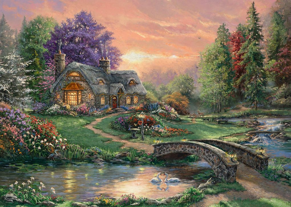 Weitere Ansicht: Sweetheart Retreat. Kinkade Collection 1.000 Teile