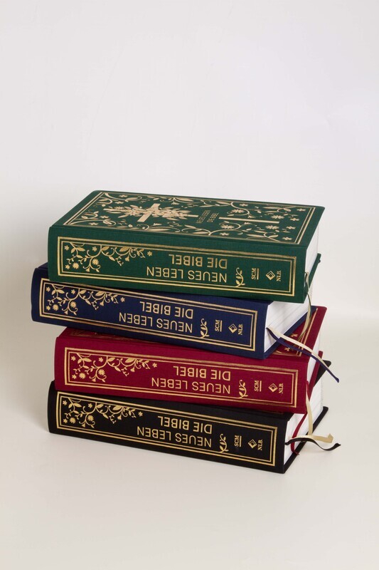 Weitere Ansicht: Neues Leben. Die Bibel - Golden Grace Edition, Marineblau