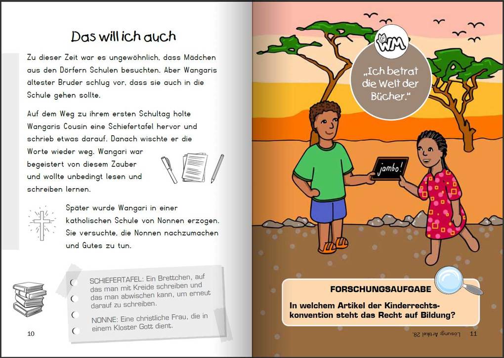 Weitere Ansicht: Wangari Maathai - Die Mutter der Bäume | Heike Wolter, Julia Christof, Bettina Springer-Ferazin