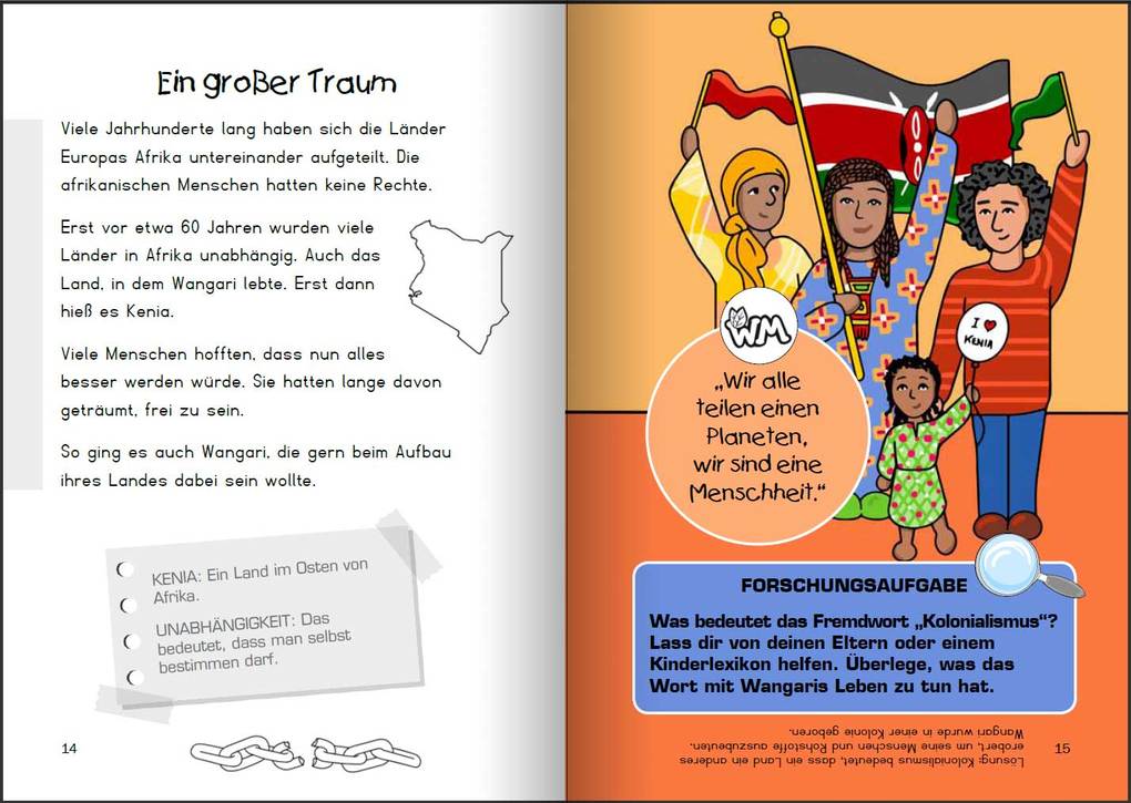 Weitere Ansicht: Wangari Maathai - Die Mutter der Bäume | Heike Wolter, Julia Christof, Bettina Springer-Ferazin