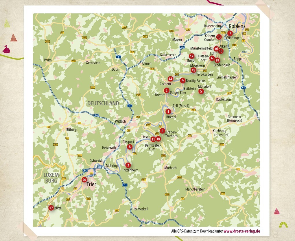 Weitere Ansicht: Mosel. Wandern für die Seele | Ute Liesenfeld