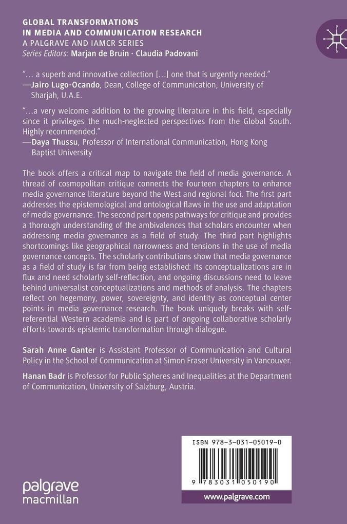 Weitere Ansicht: Media Governance