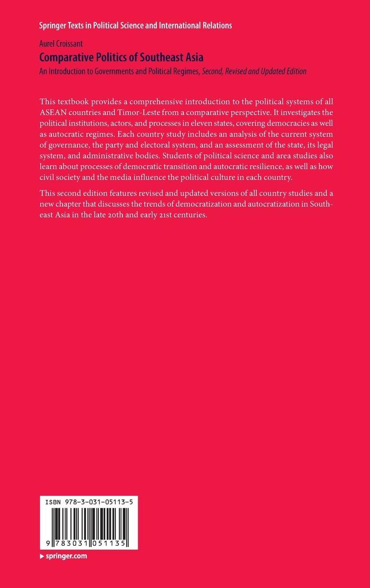 Weitere Ansicht: Comparative Politics of Southeast Asia | Aurel Croissant