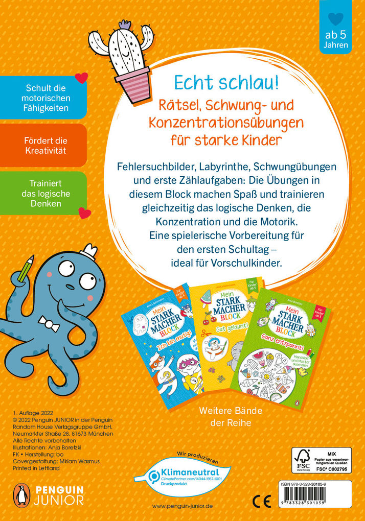 Weitere Ansicht: Mein Starkmacher-Block - Echt schlau! | Anja Boretzki