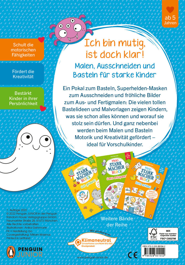 Weitere Ansicht: Mein Starkmacher-Block - Ich bin mutig! | Anika Gehrmann