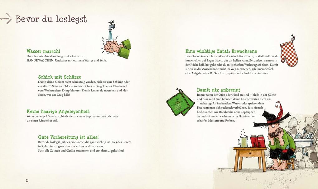 Weitere Ansicht: Das große Räuber Hotzenplotz Koch- und Backbuch | Pia Deges, Otfried Preußler