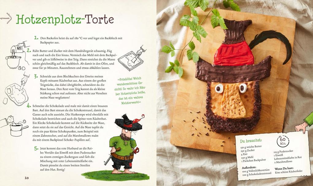 Weitere Ansicht: Das große Räuber Hotzenplotz Koch- und Backbuch | Pia Deges, Otfried Preußler