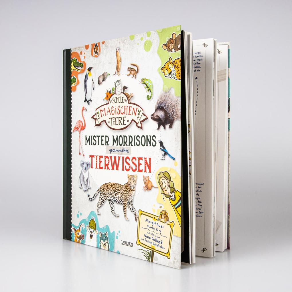 Weitere Ansicht: Die Schule der magischen Tiere: Mister Morrisons gesammeltes Tierwissen | Martin Verg, Margit Auer