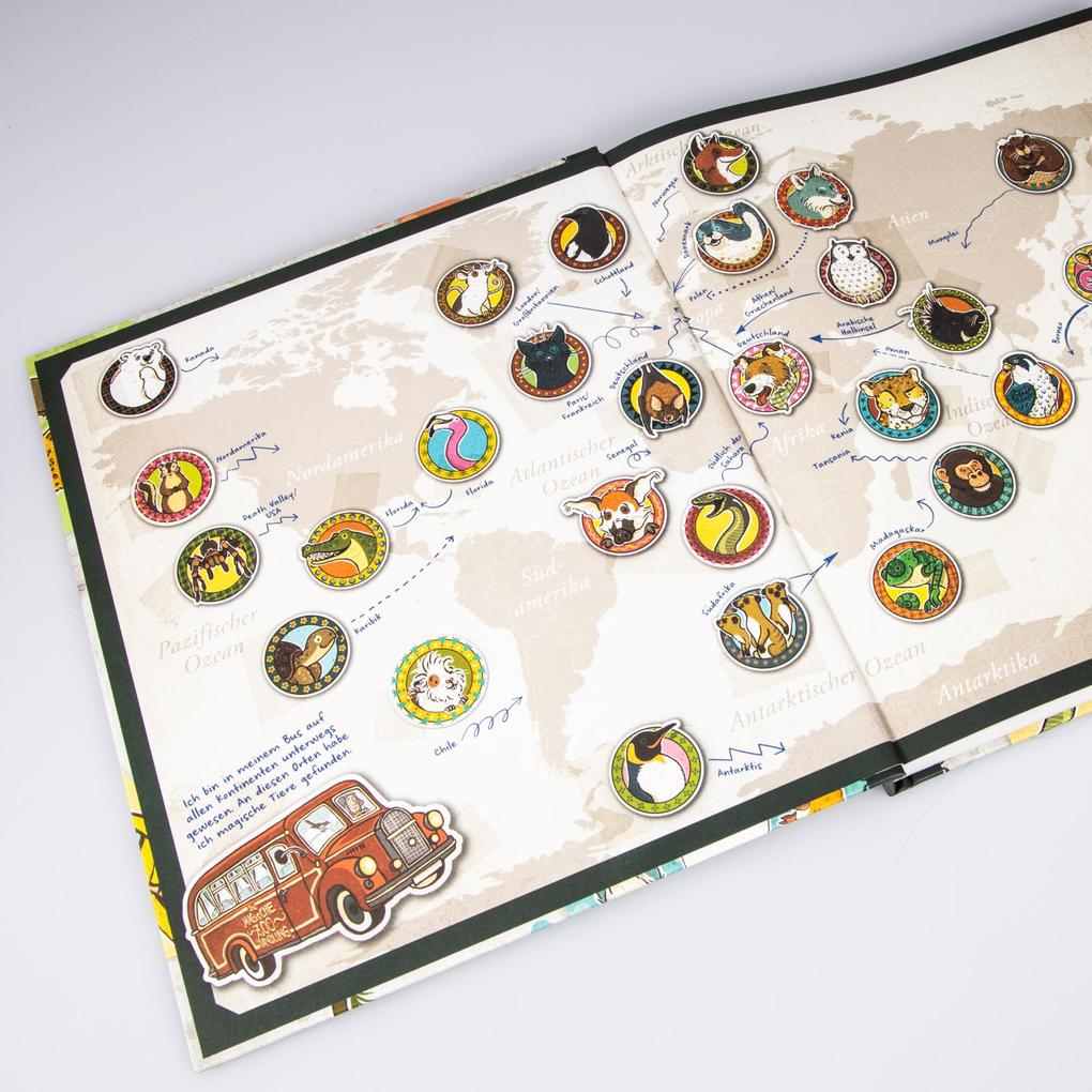 Weitere Ansicht: Die Schule der magischen Tiere: Mister Morrisons gesammeltes Tierwissen | Martin Verg, Margit Auer