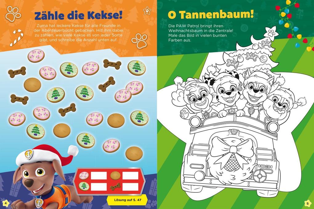 Weitere Ansicht: PAW Patrol Kindergartenheft: Weihnachten - Mein Mitmach-Spaß