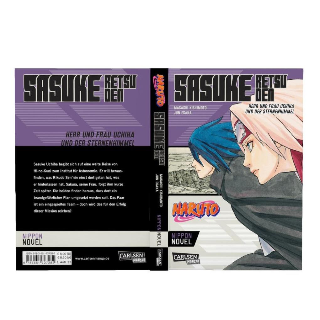 Weitere Ansicht: Naruto - Sasuke Retsuden: Herr und Frau Uchiha und der Sternenhimmel (Nippon Novel) | Masashi Kishimoto, Jun Esaka