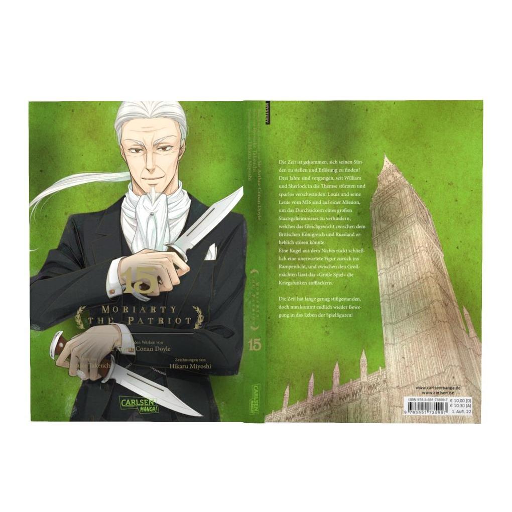 Weitere Ansicht: Moriarty the Patriot 15 | Ryosuke Takeuchi
