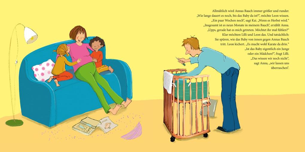 Weitere Ansicht: LESEMAUS 173: Unsere kunterbunte Familie und das neue Baby | Anna Wagenhoff