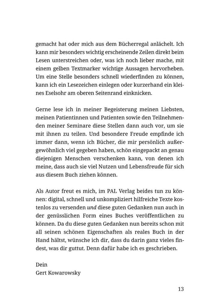 Weitere Ansicht: Was dir guttut, tut dir gut | Gert Kowarowsky