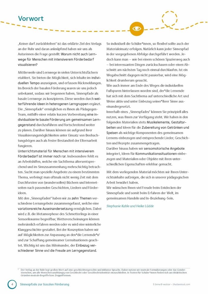 Weitere Ansicht: Sinnespfade zur basalen Förderung | Stephanie Kahle, Heike Lüdde
