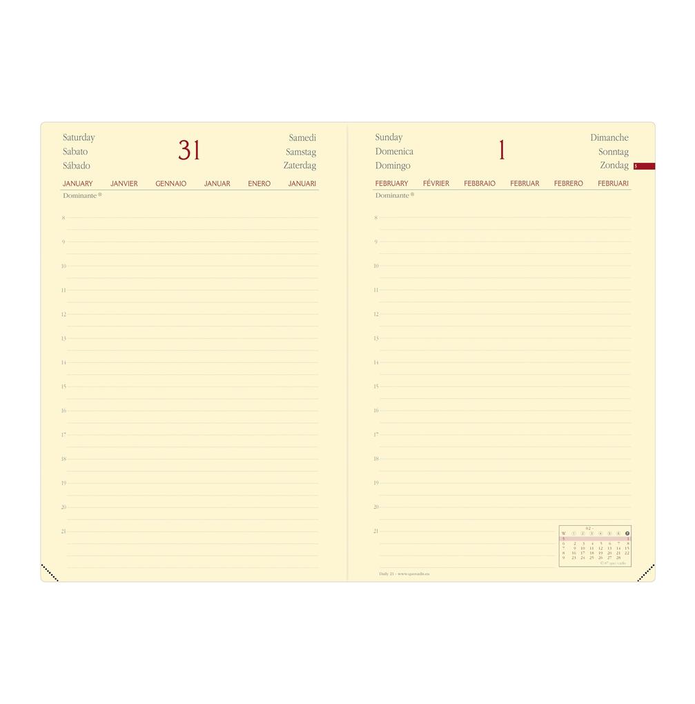 Weitere Ansicht: DAILY 21 PREST vz ML Silk weinrot El 2027