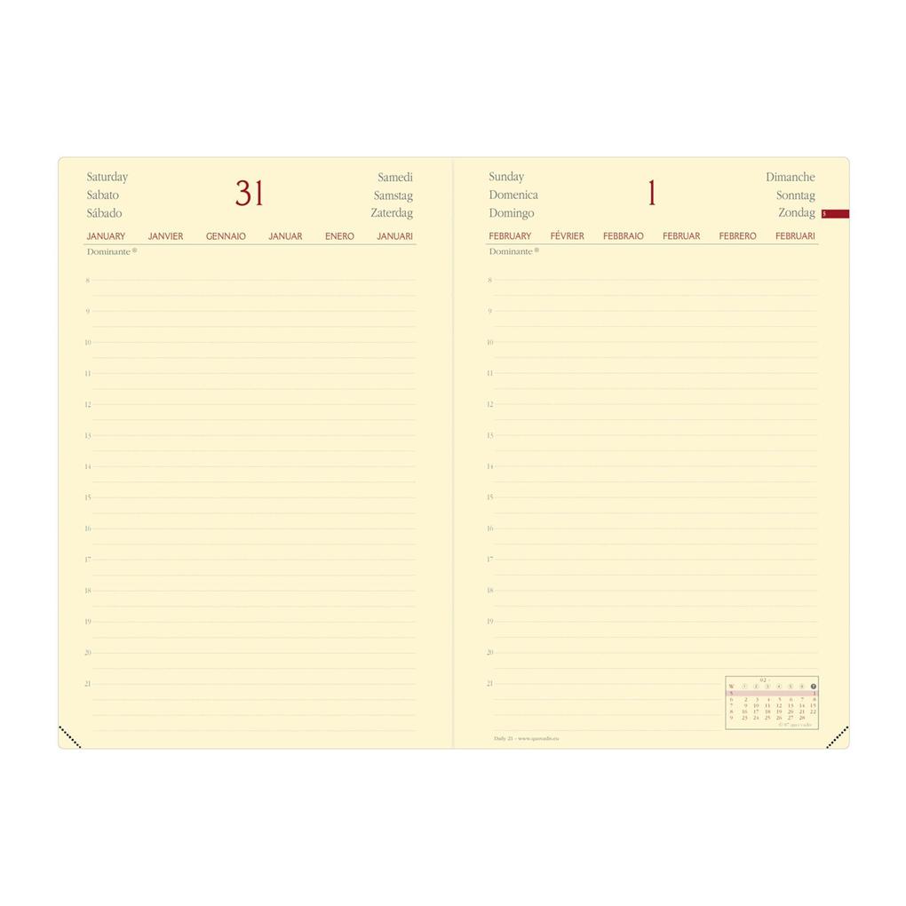 Weitere Ansicht: DAILY 21 PREST vz ML Silk weinrot El 2027
