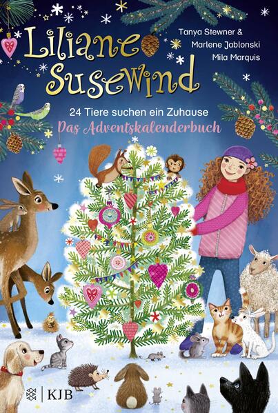 Produktbild: Liliane Susewind - 24 Tiere suchen ein Zuhause. Das Adventskalenderbuch | Tanya Stewner, Marlene Jablonski