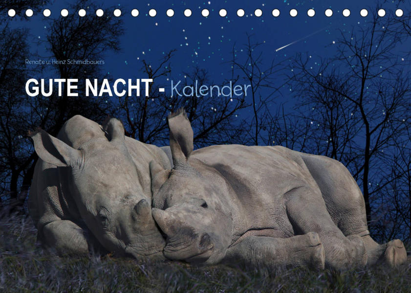 "Gute Nacht"-Kaleder (Tischkalender 2023 DIN A5 quer) als Kalender